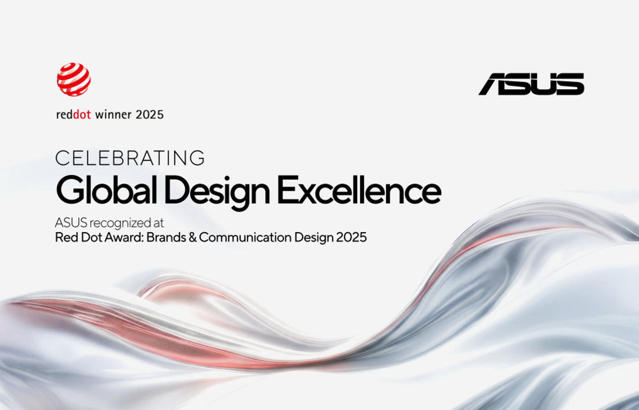 ASUS Secures Three Wins During Red Dot Award - Brand and Communication Design 2025
